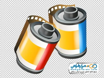 تصویر وکتوری رول نگاتیو عکاسی با فرمت png