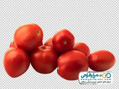 عکس بدون پس زمینه گوجه فرنگی با فرمت png