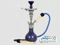 دوربری قلیان با شیشه آبی