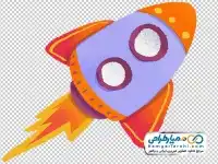 تصویر نقاشی موشک فضاپیما