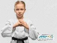 تصویر دوربری دختر کاراته کار