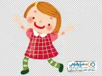 تصویر png دختر بچه
