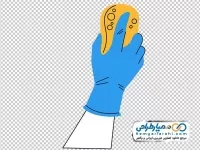 نقاشی دست و اسفنج