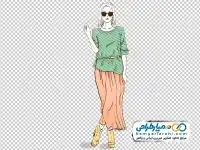 دوربری تصویر خانم