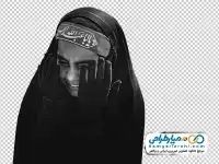 دوربری تصویر دختر عزادار