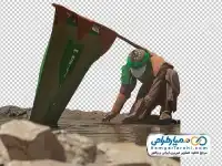 دوربری نماد حضرت ابوالفضل در تعذیه