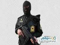 تصویر دوربری مامور مسلح یگان ویژه