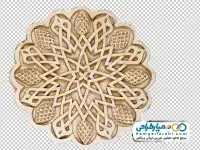 دوربری نقش شمسه روی سنگ