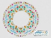 کادر دایره ای گل