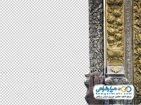 تصویر با کیفیت ستون ضریح امام حسین