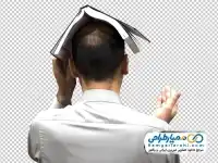 تصویر با کیفیت مرد ایرانی با قرآن روی سر