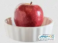 تصویر برش خورده سیب قرمز سفره هفت سین
