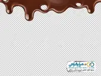 دوربری تصویر شکلات آب شده