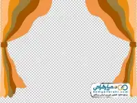 تصویر وکتوری پرده