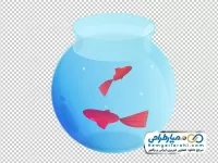 تصویر با کیفیت تنگ ماهی قرمز