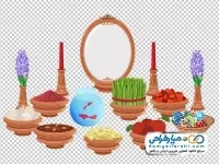 تصویر وکتوری سفره هفت سین