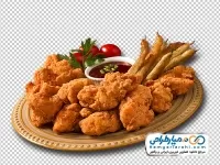دوربری بشقاب کنتاکی و سس