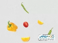 تصویر فلفل دلمه و لیمو ترش