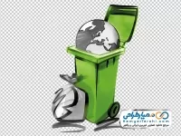 تصویر وکتوری سطل زباله