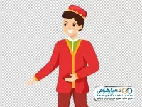 تصویر وکتوری مرد ایرانی با لباس محلی