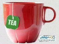 تصویر با کیفیت لیوان با چای نپتون