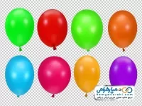 دوربری بادکنک های رنگی