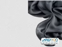 دوربری پارچه ساتن مشکی
