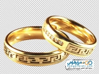 دوربری تصویر ست حلقه ازدواج