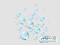 تصویر با کیفیت حباب آب با فرمت png
