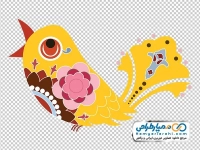 تصویر وکتوری پرنده اسلیمی