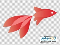 تصویر وکتوری ماهی قرمز