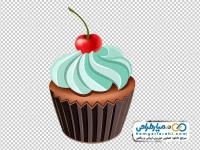 تصویر وکتوری کاپ کیک