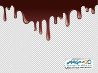 تصویر با کیفیت شکلات آب شده با فرمت png