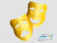 تصویر با کیفیت صورتک نمایش با فرمت png