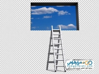 تصویر دوربری پنجره و نردبان