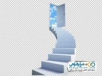 عکس راه پله و در