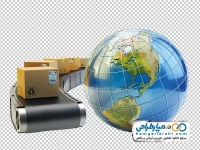 تصویر باکیفیت کره زمین و نوار نقاله