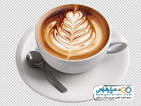 تصویر با کیفیت فنجان لاته