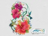 دوربری گل و مرغ اسلیمی