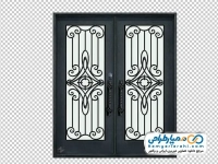 تصویر png در آهنی با طرح فرفوژه