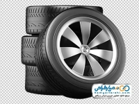 تصویر با کیفیت لاستیک ماشین