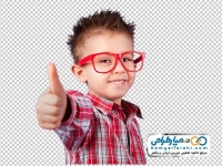 عکس پسر با عینک