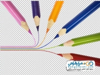 تصویر png مداد رنگی