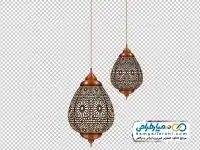 تصویر فانوس چوبی نماد ماه رمضان