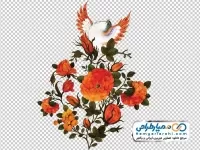 تصویر با کیفیت دسته گل و پرنده