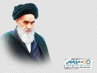 عکس دیجیتال آیت الله خمینی