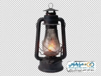 تصویر دوربری شده فانوس روشن