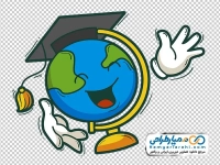 تصویر وکتوری کره زمین رومیزی