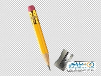 تصویر با کیفیت مداد و تراش