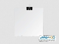 تصویر png برگه یادداشت و گیره